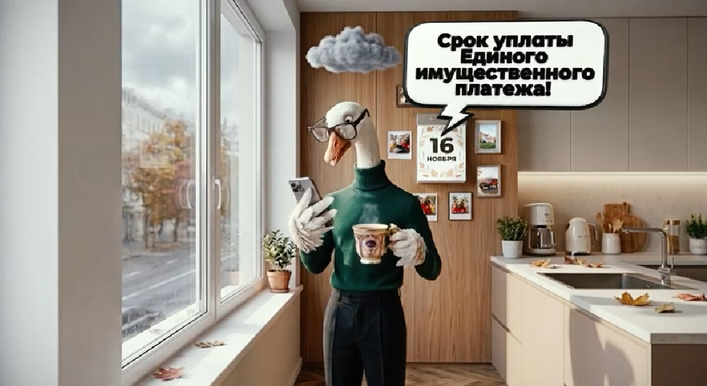 16 ноября - срок уплаты имущественных налогов физическими лицами!